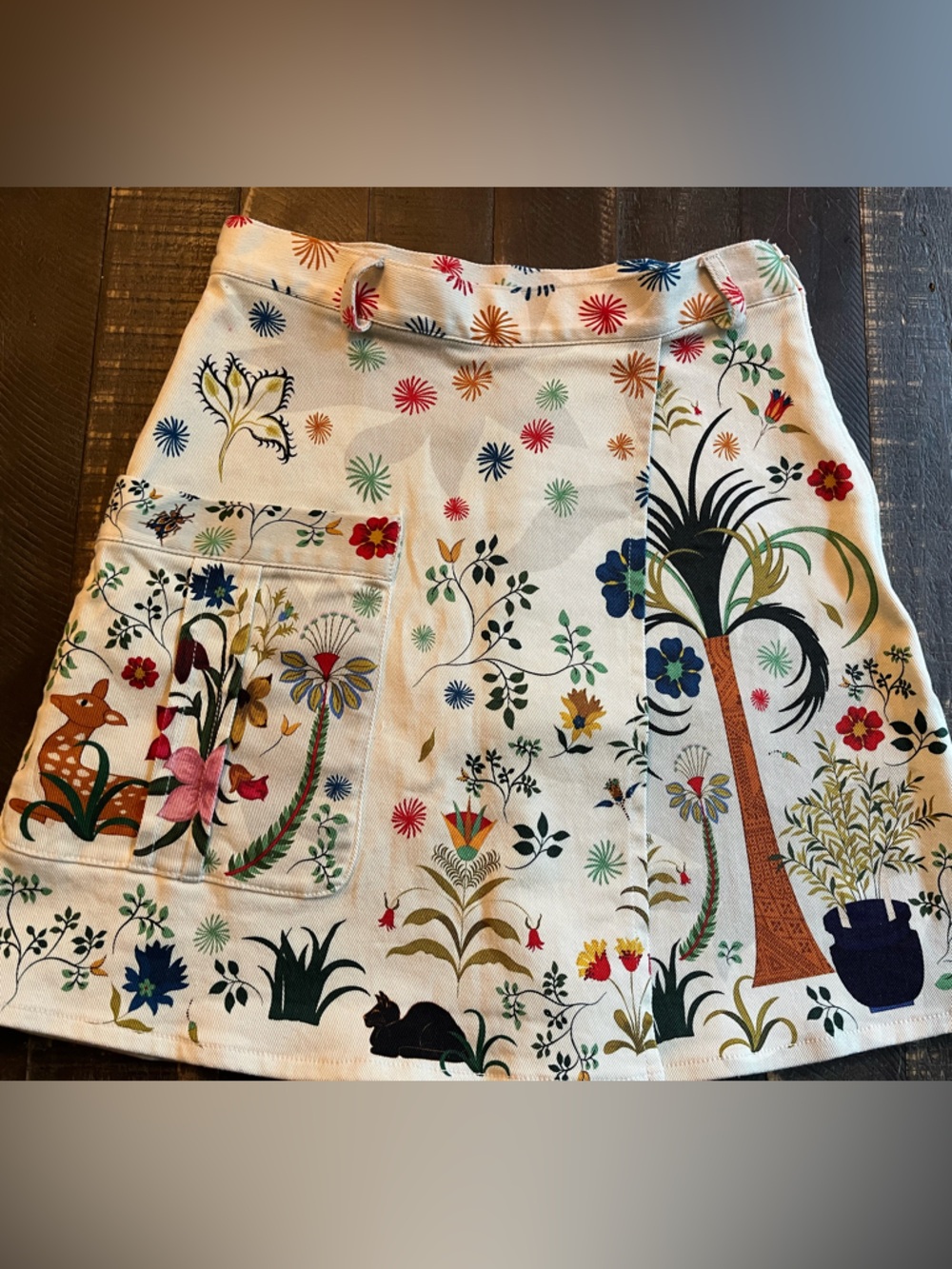 The Kit Palampore Cargo Skirt Woodland Boho
